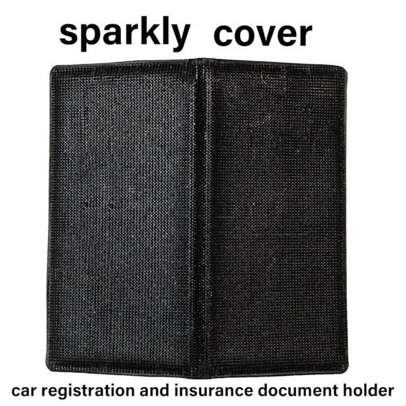 Toursuit Rhinestone Document Organizer- Black - Picture 4 of 9